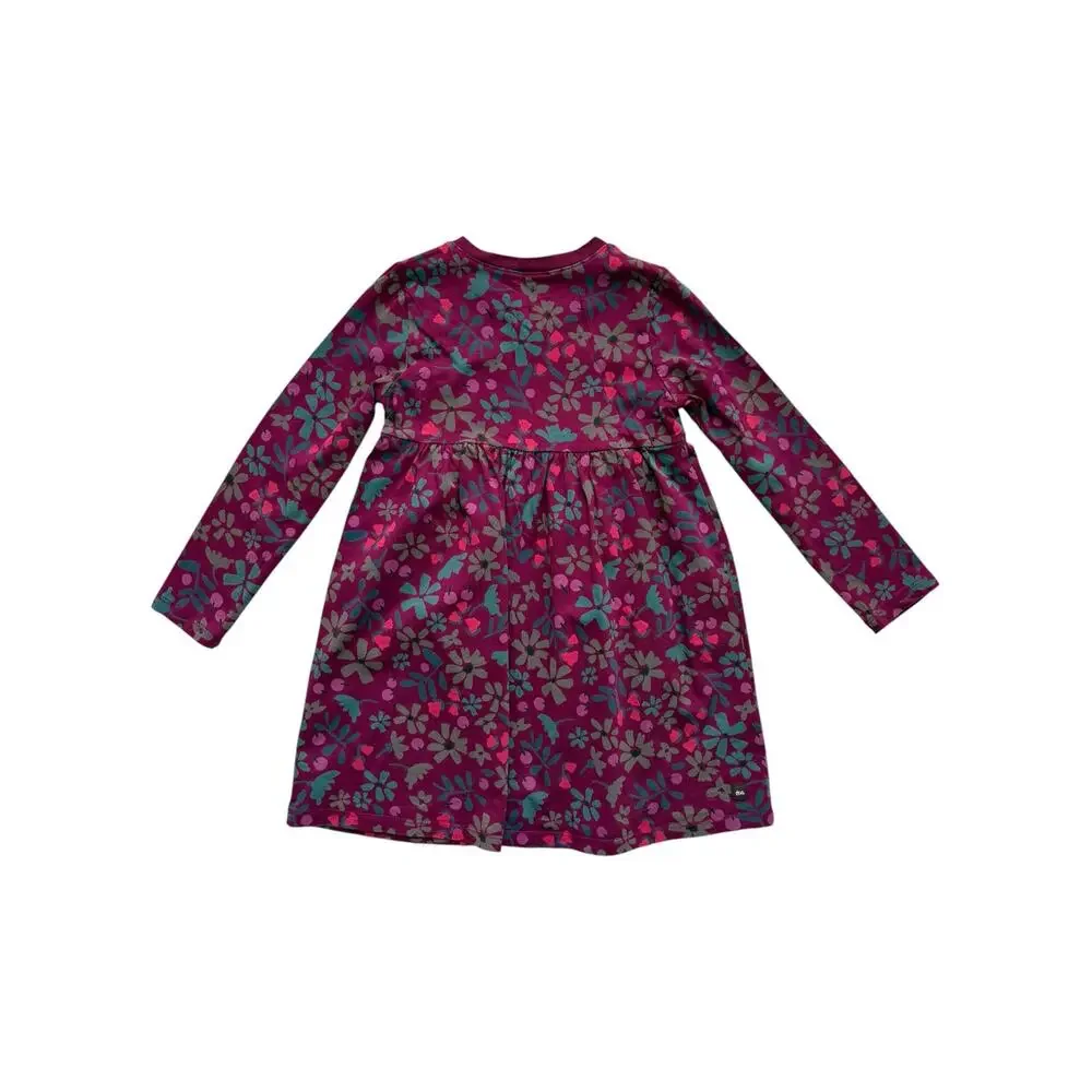 Tea Collection Peru Wrap Neck Dress + Leggings Set Size 7
